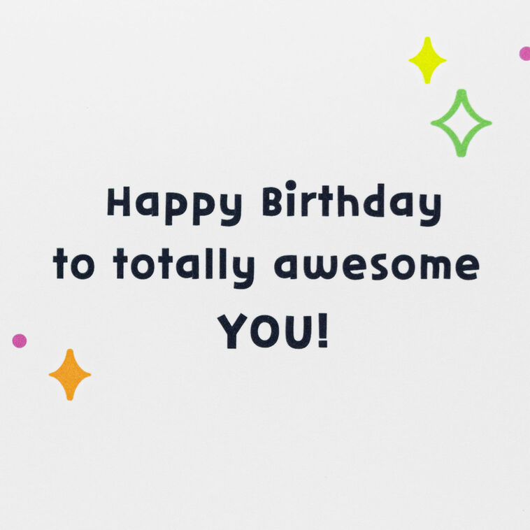 Hallmark You're Totally Awesome 8th Birthday Card