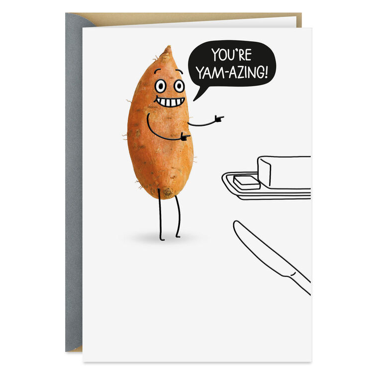hallmark You're Yam-azing Thanksgiving Card