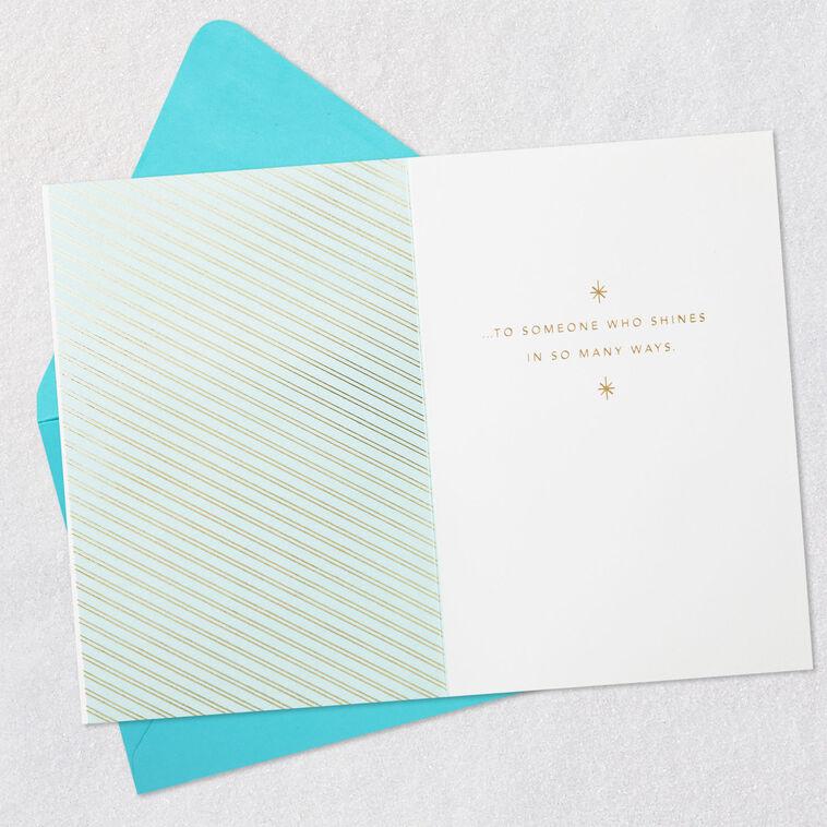 Hallmark You Shine In So Many Ways Birthday Card