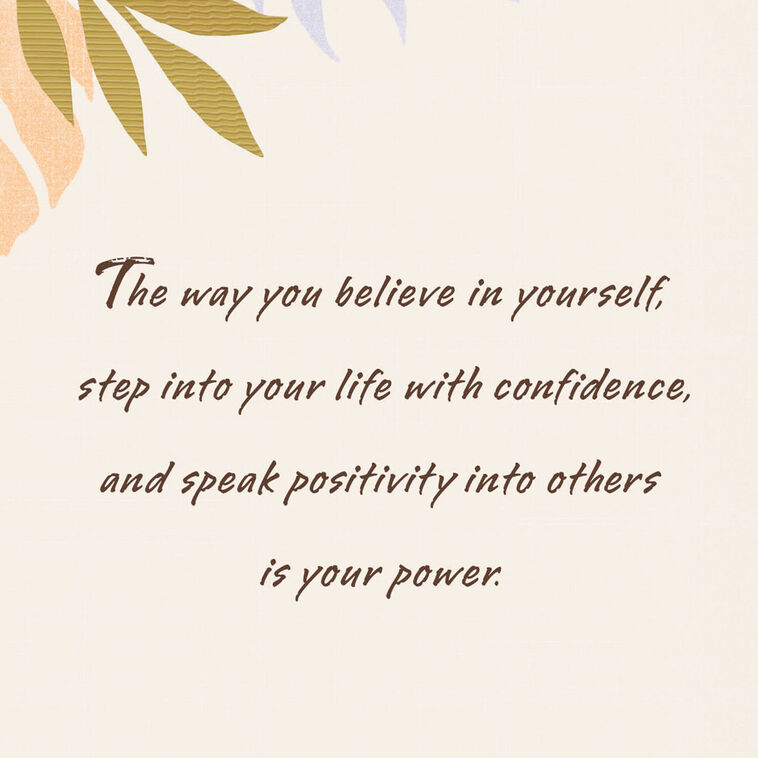 Hallmark You Simply Inspire Birthday Card