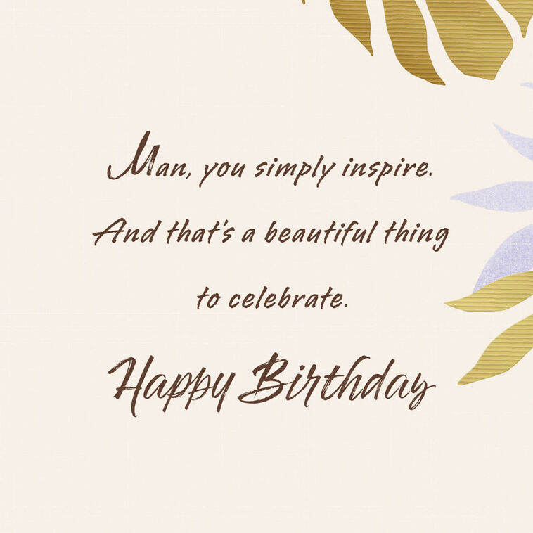 Hallmark You Simply Inspire Birthday Card