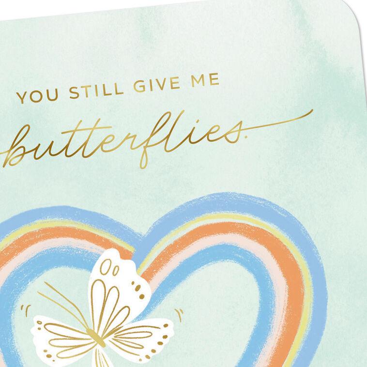 Hallmark You Still Give Me Butterflies Love Card