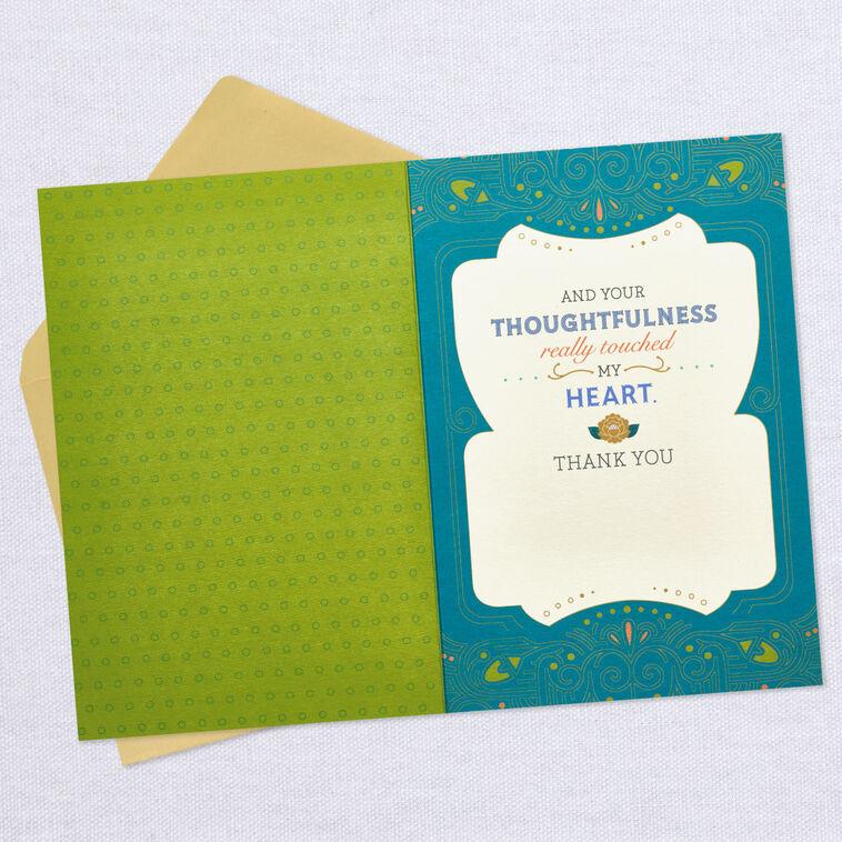 Hallmark You Touched My Heart Thank-You Card