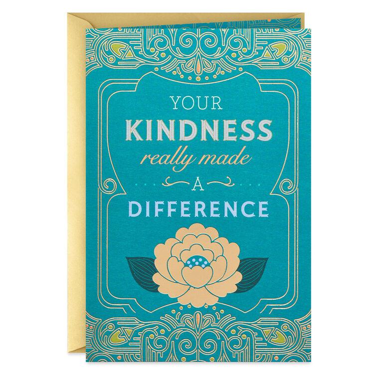hallmark You Touched My Heart Thank-You Card