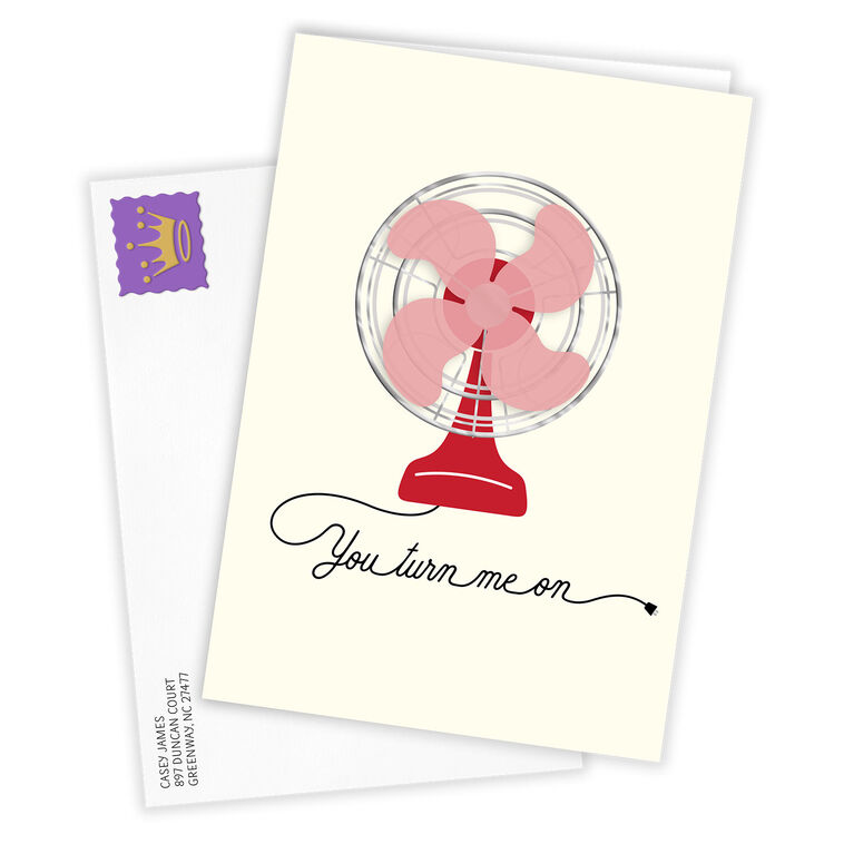 Hallmark You Turn Me On Custom Love Card