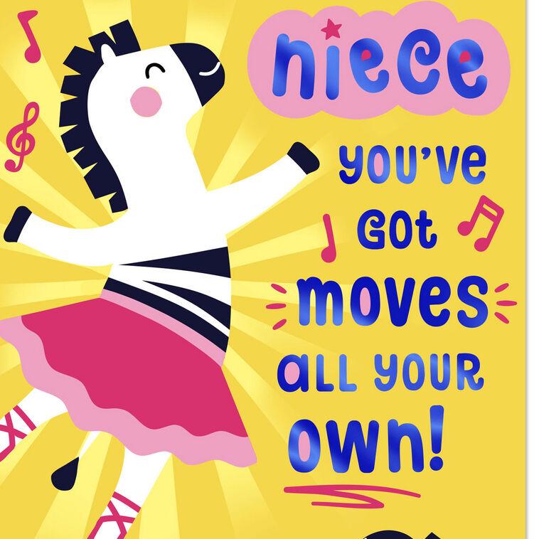 Hallmark You've Got Moves Birthday Card For Niece