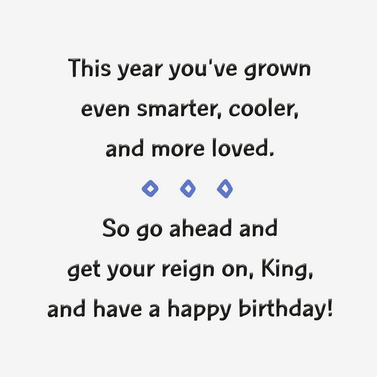 Hallmark Young King Birthday Card For Him