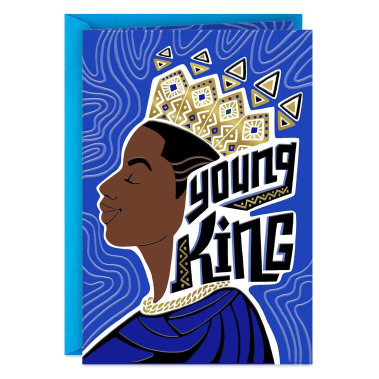 hallmark Young King Birthday Card for Him