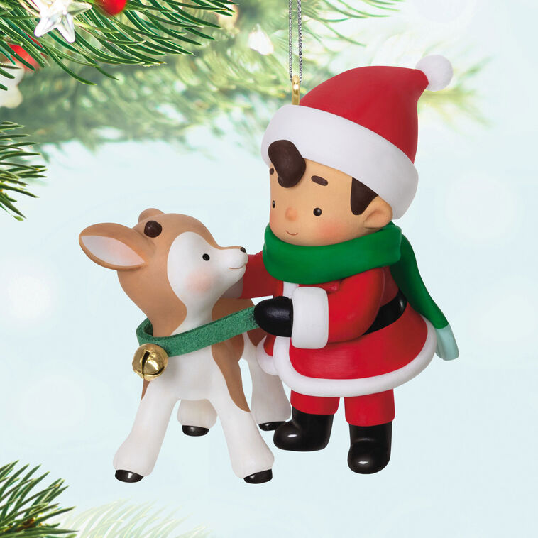Hallmark Young Santa Ornament