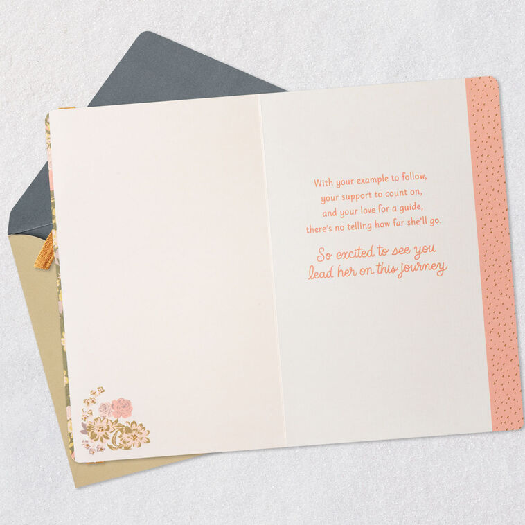 Hallmark Your Baby Girl Is So Lucky New Baby Card