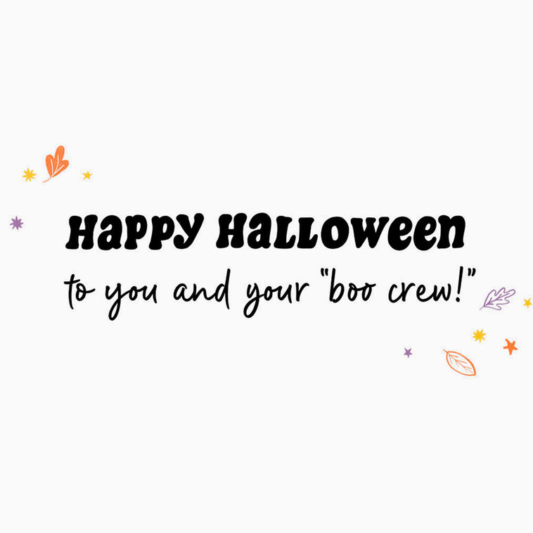 Hallmark Your Boo Crew Halloween Card For Family