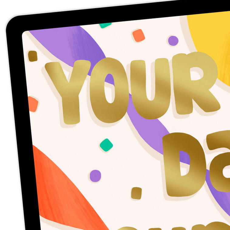 Hallmark Your Day Your Way Venmo Birthday Card