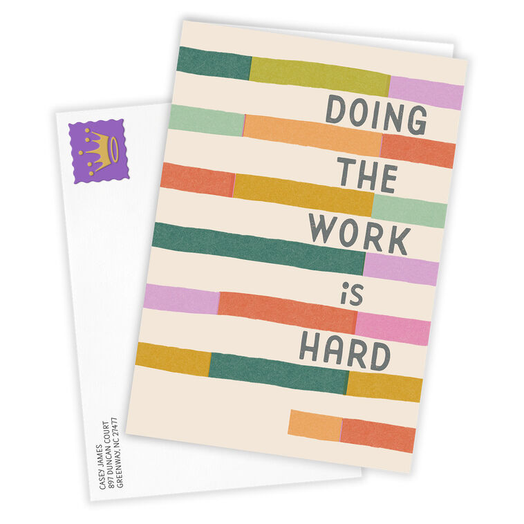 Hallmark Your Hard Work Custom Encouragement Card