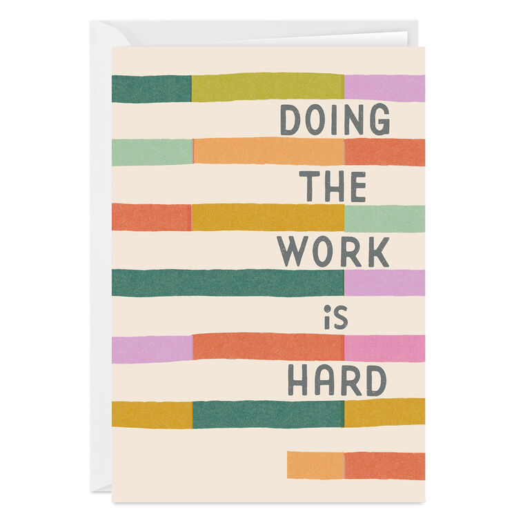 hallmark Your Hard Work Custom Encouragement Card