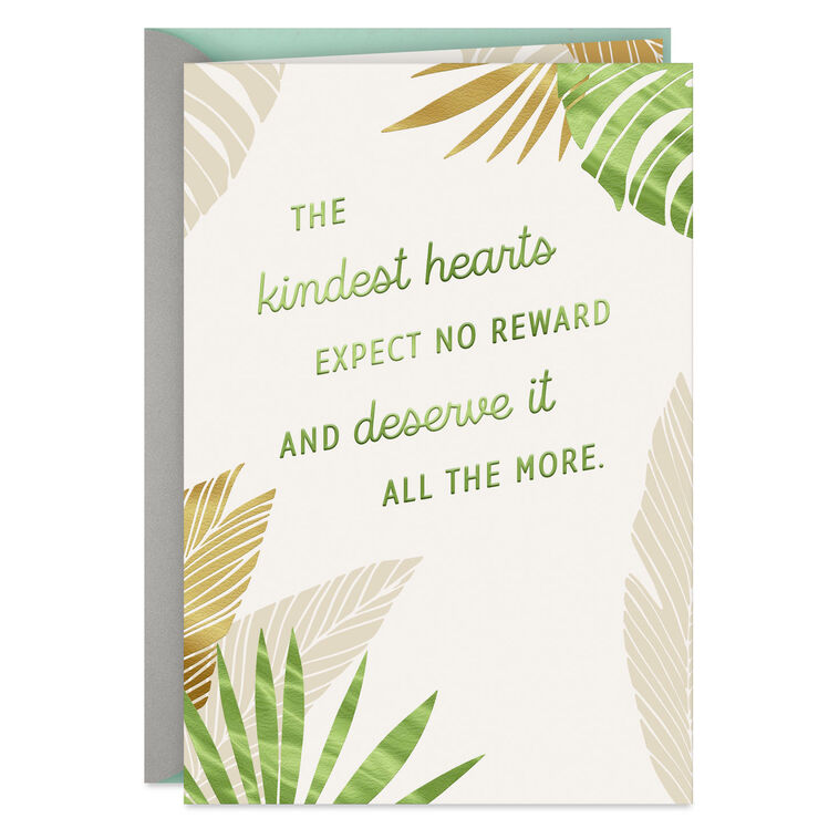 hallmark Your Kind Heart Thank-You Card