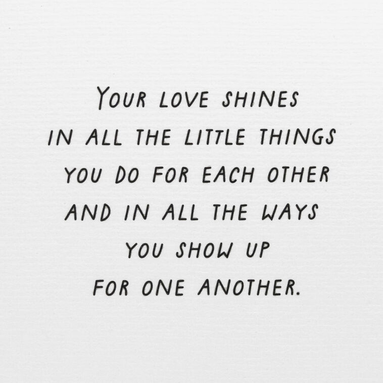 Hallmark Your Love Shines Anniversary Card