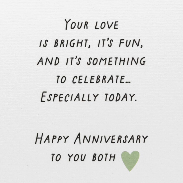 Hallmark Your Love Shines Anniversary Card