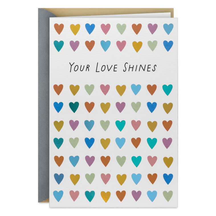 hallmark Your Love Shines Anniversary Card