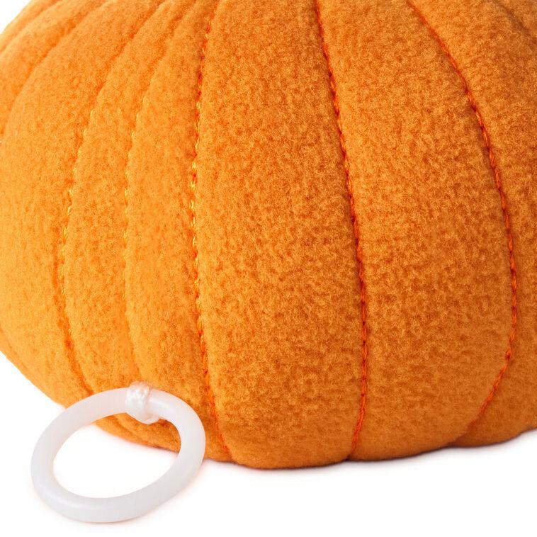 Hallmark Zip-Along Jack-o'-Lantern Plush Toy