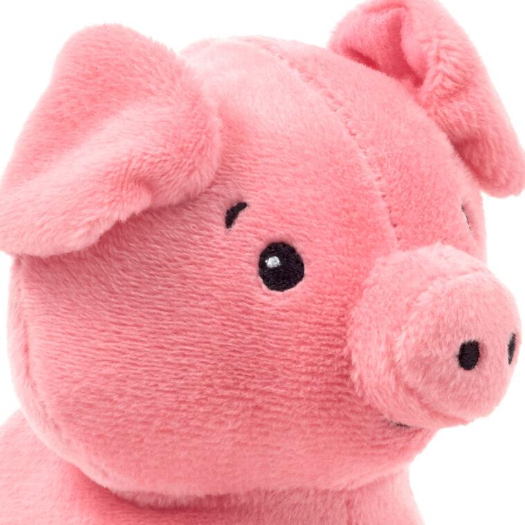 Hallmark Zip-Along Pig Plush Toy