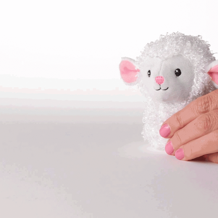 Hallmark Zip-Along Sheep Plush Toy