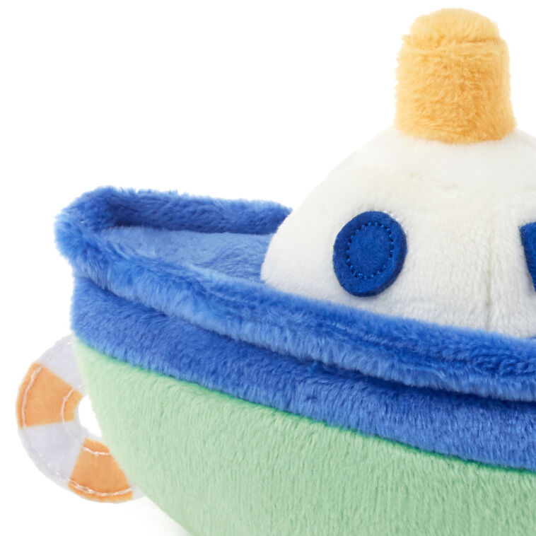 Hallmark Zip-Along Tugboat Plush Toy
