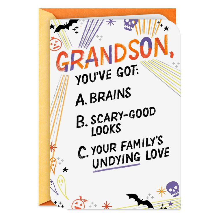 hallmark Halloween Quiz Halloween Card for Grandson