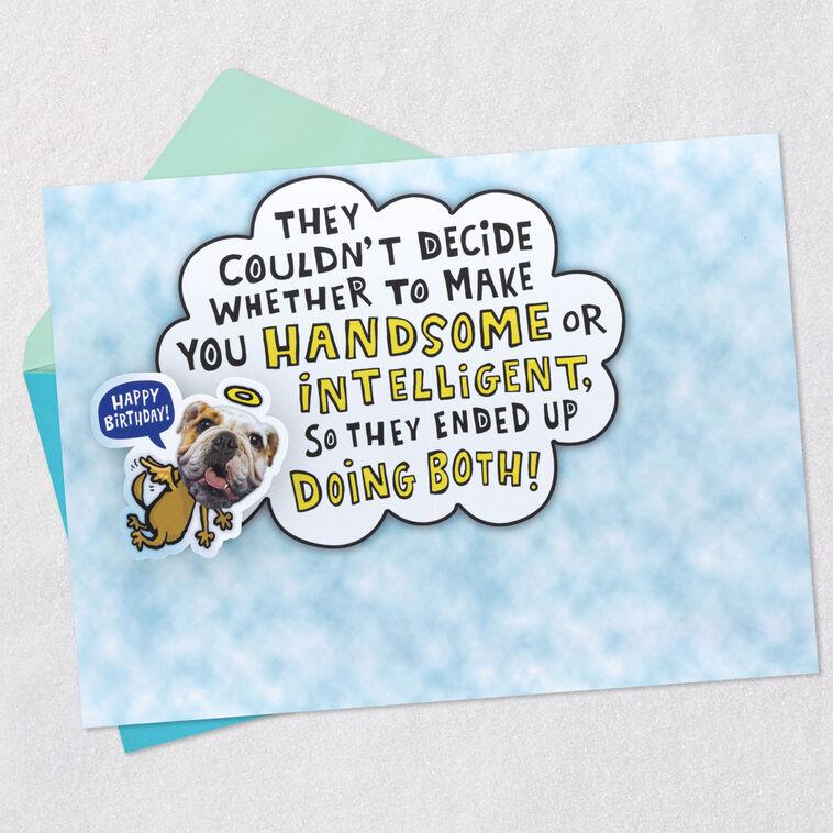 Hallmark Handsome And Intelligent Funny Pop-Up Birthday Card For Grandson