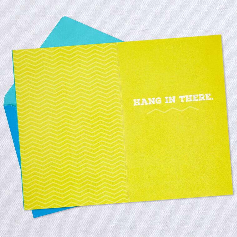 Hallmark Hang In There Dog In Hoodie Encouragement Card