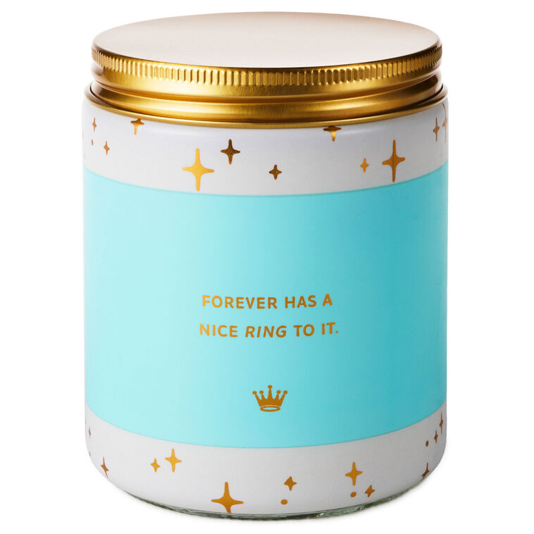 Hallmark Happily Ever After Orange And Sparkling Pear Scented Jar Candle 7 Oz
