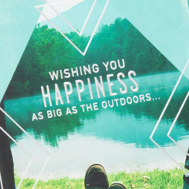 Hallmark Happiness As Big As The Outdoors Birthday Card