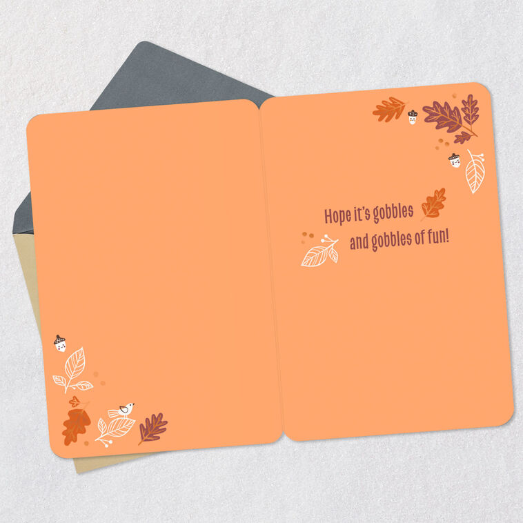 Hallmark Happy 1st Turkey Day Baby's First Thanksgiving Card