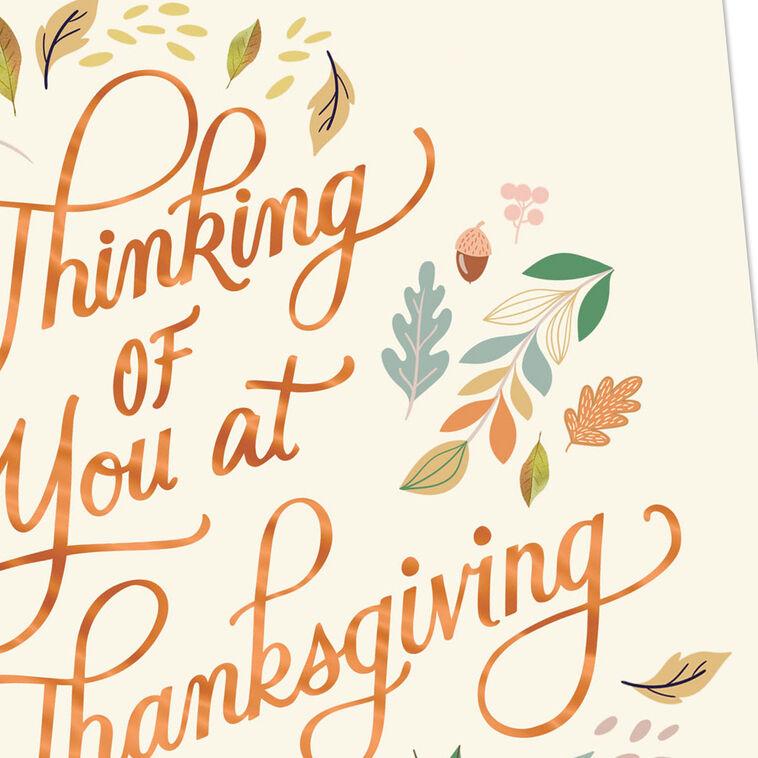 Hallmark Happy All Day Through Across The Miles Thanksgiving Card