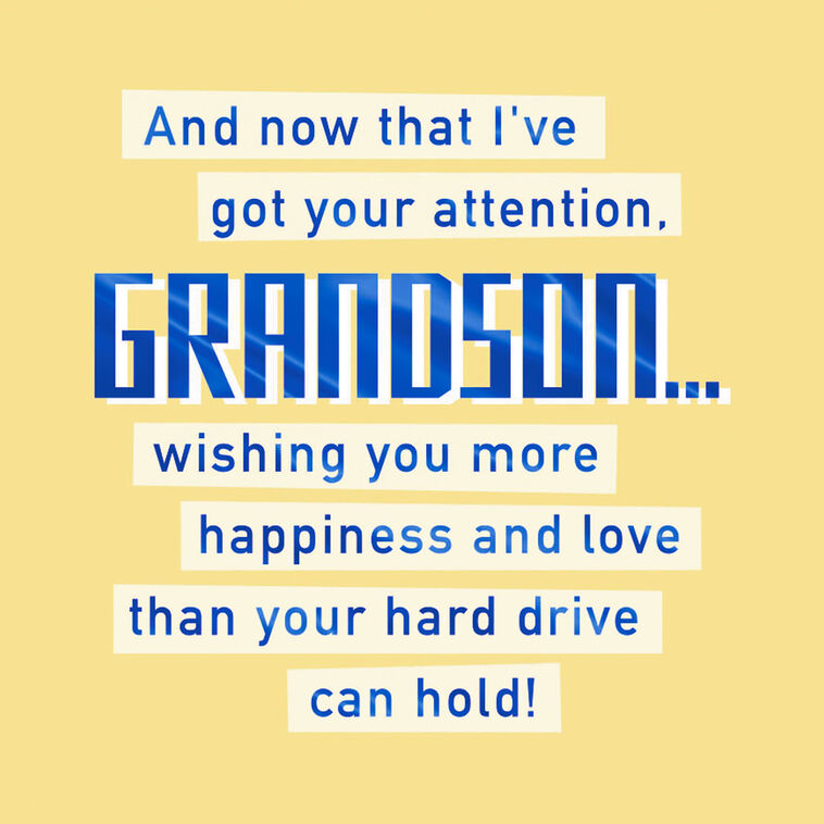 Hallmark Happy Birthday Alert Birthday Card For Grandson