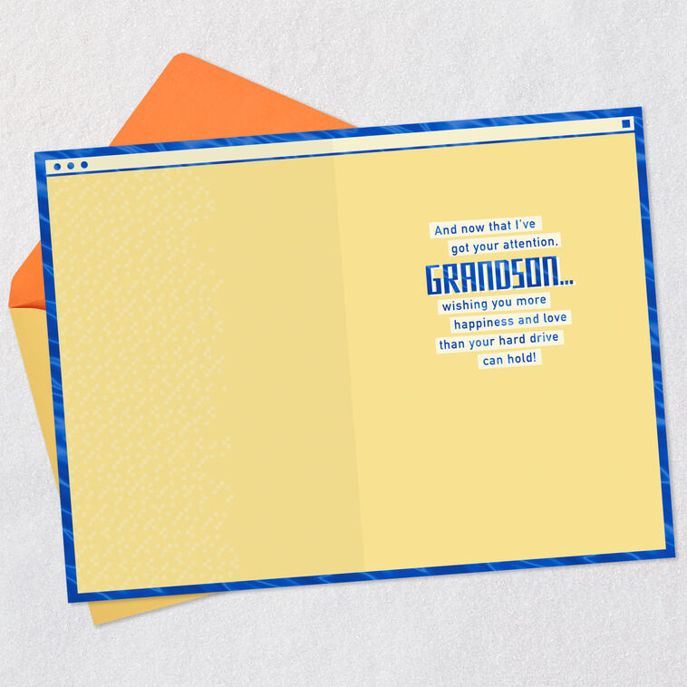 Hallmark Happy Birthday Alert Birthday Card For Grandson