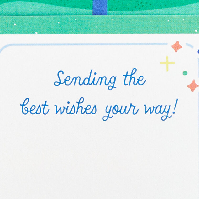 Hallmark Happy Birthday Cake And Balloons Musical 3D Pop-Up Birthday Card With Light