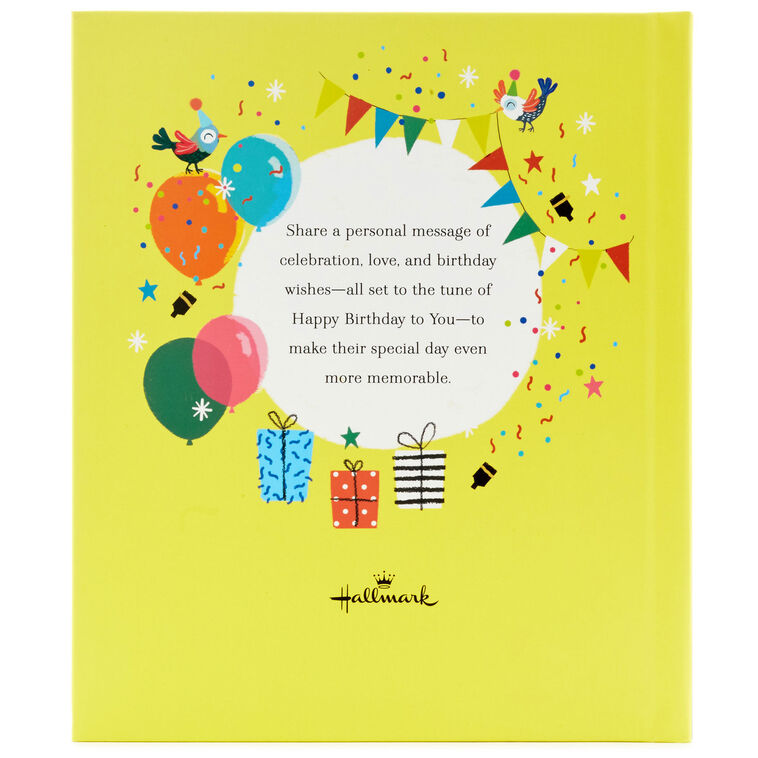Hallmark Happy Birthday To You Recordable Storybook With Music