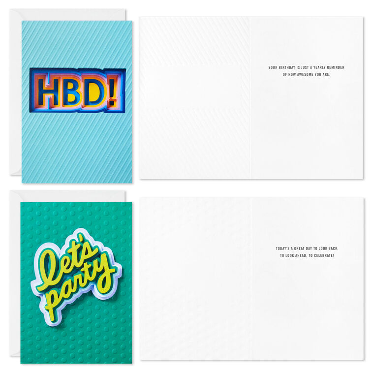 Hallmark Happy Celebrations Boxed Birthday And Congratulations Cards Assortment Pack Of 12