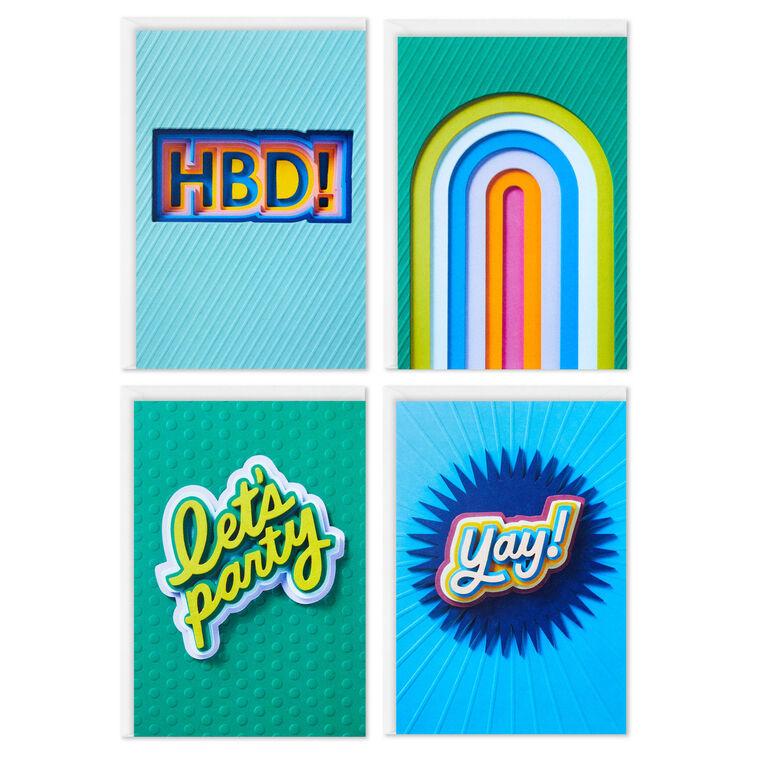 hallmark Happy Celebrations Boxed Birthday and Congratulations Cards Assortment Pack of 12