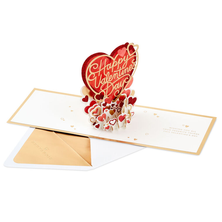 Hallmark Happy Heart Day Pop-Up Valentine's Day Card