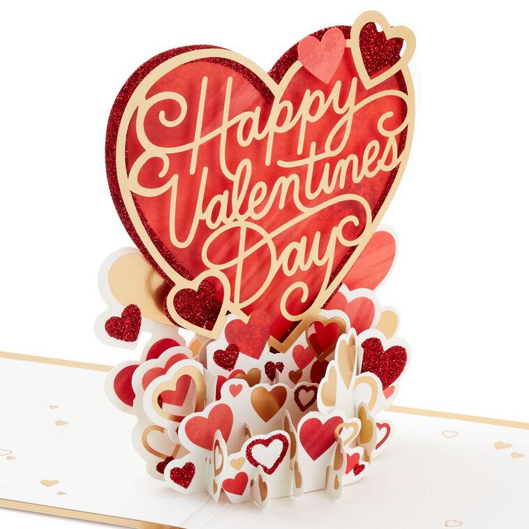 hallmark Happy Heart Day Pop-Up Valentine's Day Card