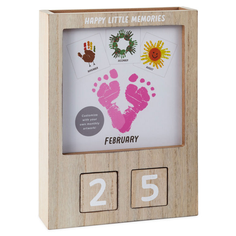 hallmark Happy Little Memories DIY Perpetual Calendar Picture Frame 7x9.5