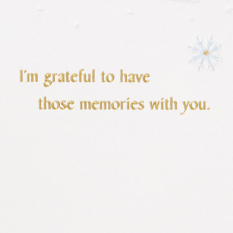 Hallmark Happy Memories With You Christmas Card For Sister