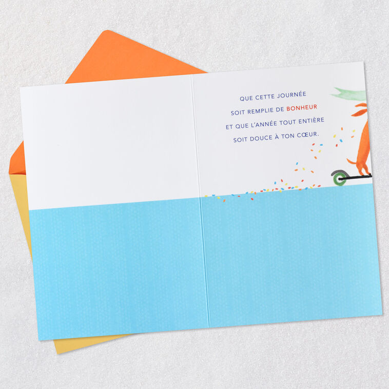 Hallmark Happy Moments And Days French-Language Birthday Card