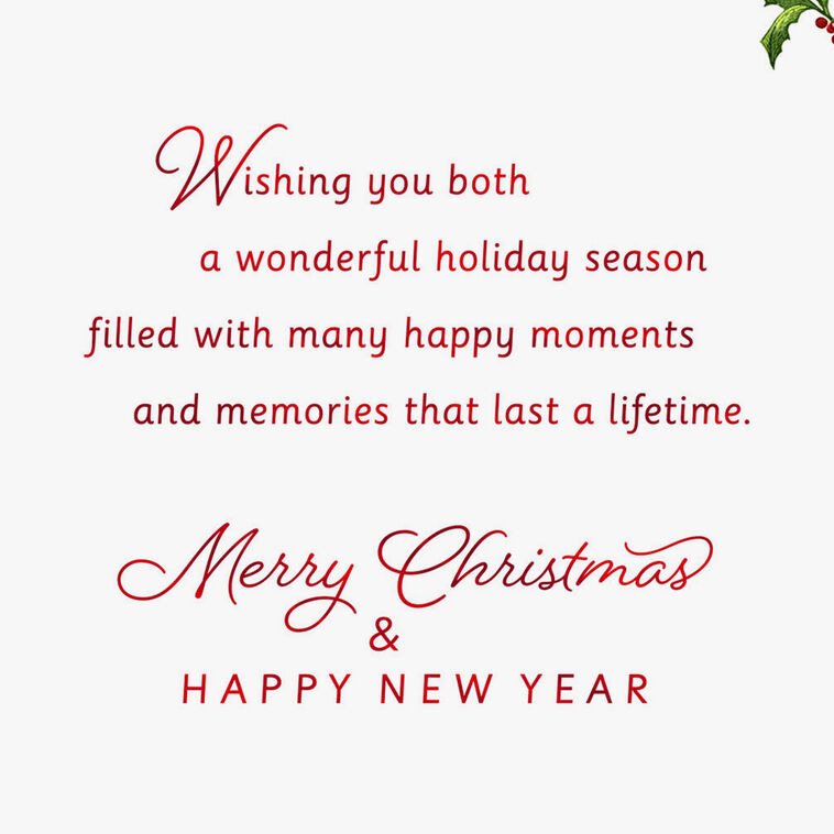 Hallmark Happy Moments And Memories Christmas Card For Both