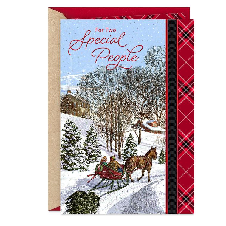 hallmark Happy Moments and Memories Christmas Card for Both