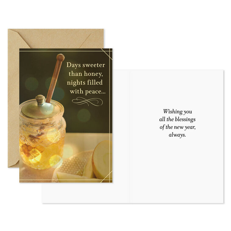 Hallmark Happy New Year Assorted Rosh Hashanah Cards Pack Of 6