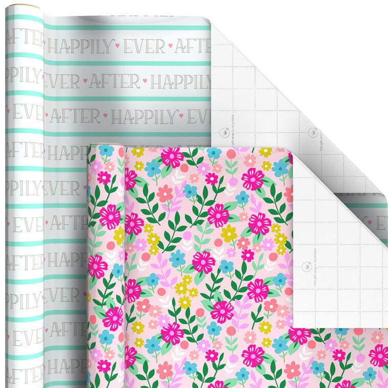 Hallmark Happy Occasions 6-Pack Assorted Wrapping Paper Roll Bundle 180 Sq. Ft. Total