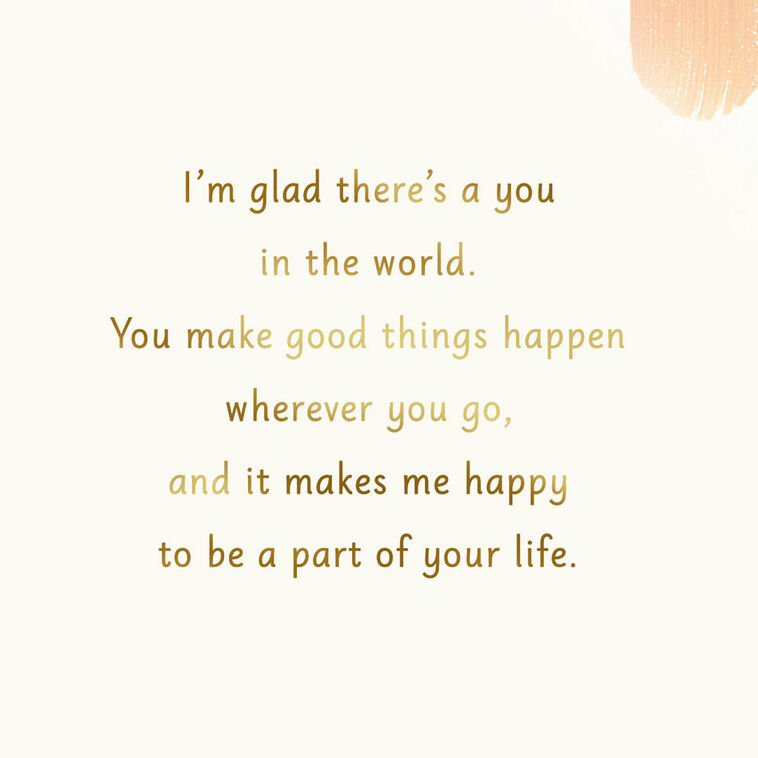 Hallmark Happy To Be Part Of Your Life Gift Card Greeting Birthday Card