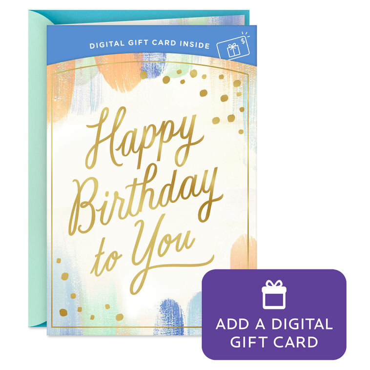 hallmark Happy to Be Part of Your Life Gift Card Greeting Birthday Card